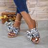 Large Size Summer New Slippers Women's Bow Beach Flats a Wish