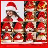 Santa Claus Kids Xmas Arts Hats Snowman Santa Snowman Hat Cartoon DIY Christmas Hat Toy Party