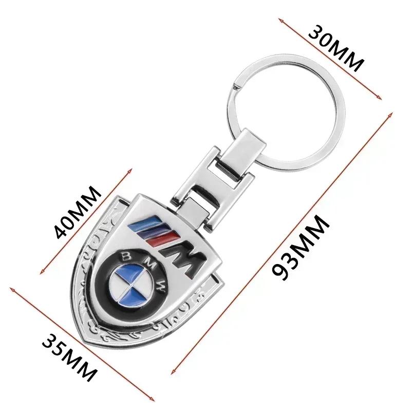 Новый 2025 Автомобиль Для BMW 1 шт. Автомобильный брелок Креативный двусторонний эпоксидный металлический брелок Для BMW M E39 E36 E60 E90 E3A4 E46 F30 F10 F2