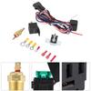 Комплект реле вентилятора охлаждения радиатора Термостат Температурный переключатель Автомобильный монтажный аксессуар