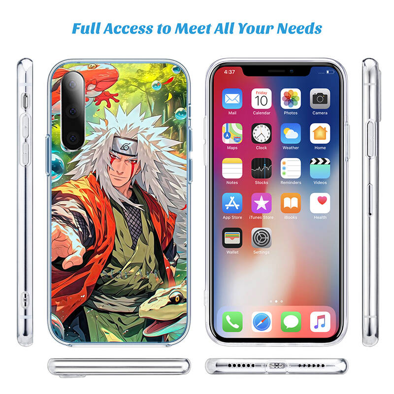 Naruto Phone Case for Motorola Edge 20 30 S30 40 50 Fusion Lite Plus Pro Ultra Neo One Action Zoom Hyper Power Macro Vision