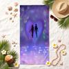 rujinu Soft Beach Towel Stylish Beach Pool Towel for Summer Seaside Vacation Travel