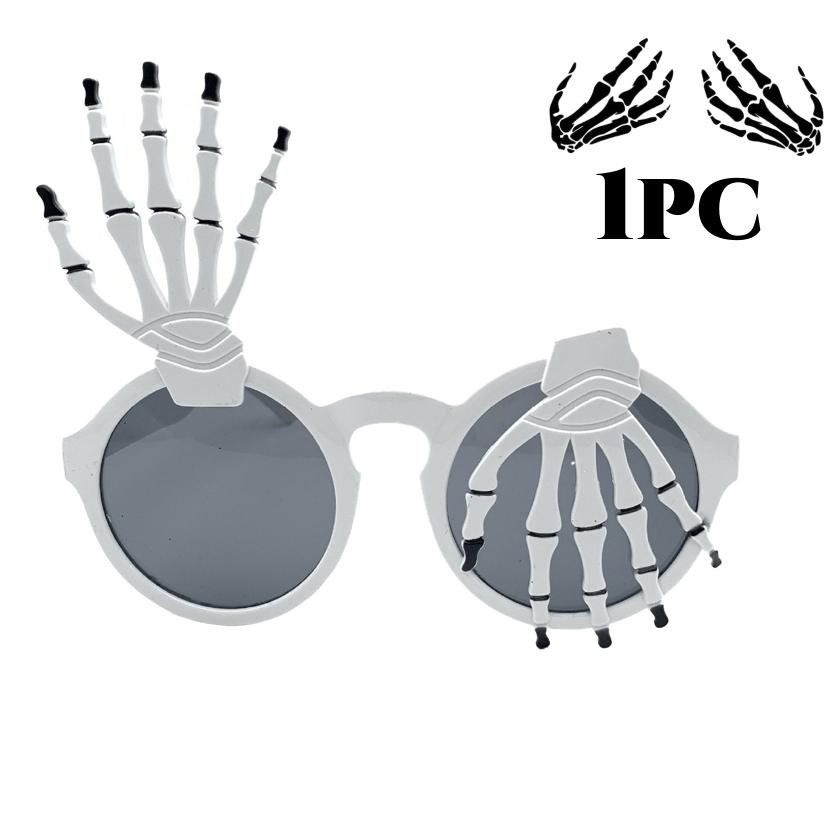 Хэллоуин Модные очки Новинка Косплей Реквизит Фотоаксессуары Сувениры для вечеринки на Рождество Уникальный дизайн Декор для линз