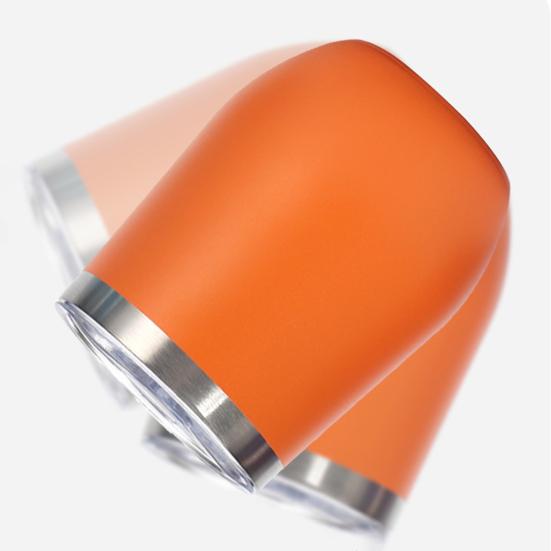 Stainless Steel Wine Cup with Leak-Proof Lid Hot Cold Drinks Portable Travel Cup Anti-Slip Design Insulated Thermal Mug