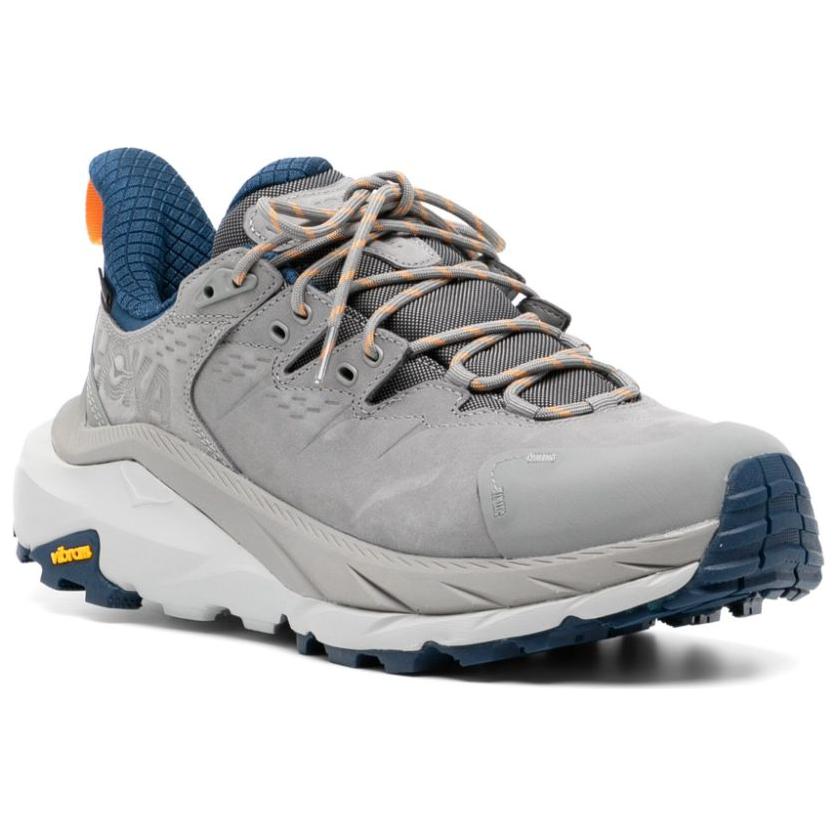 HOKA One One Kaha 2 Low GTX Удобные Нескользящие Прочные Походные Ботинки Мужские Походные Ботинки Серый 1123190F-GLCT