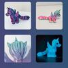 Мини Многосуставная Подвижная 3D-печатная Игрушка Пони Милая Рельефная Сенсорная Фигурка Украшение для Дома Офиса Настольное Украшение Детский Подарок