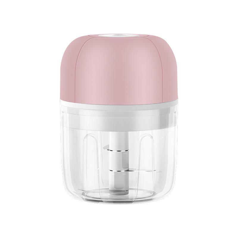 Compact Electric Garlic Grinder & Baby Food Processor - Multifunctional Kitchen Tool for Garlic Paste and More