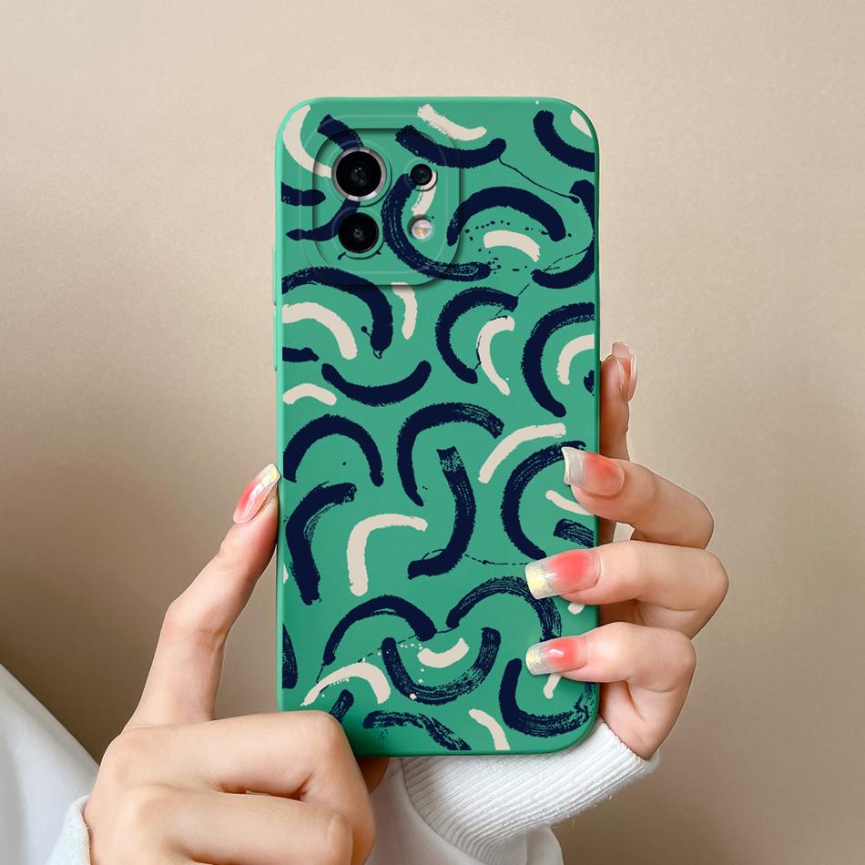 For Xiaomi Mi 11 Lite/Mi 11 Pro Phone Case Full Protection Cute Back Cover For Mi11 Lite Mi 11Pro Soft Liquid Silicone Bumpers