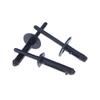 10Pcs Black Plastic Rivet Clip Retainer Fastener Blind Rivets Auto Accessories