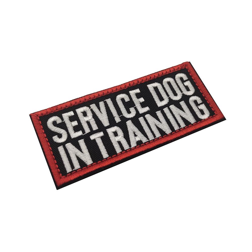 Taifeng 9x4cm Service Dog Harness Patch - Velcro Embroidered Cloth