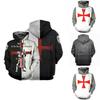 Vibrantly Designed Unisex Knights Templar Cosplay 3d Print Pullover Casual Sweater