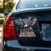 Съемная наклейка на автомобиль без следов, Металлическая эмблема USA Faith, Family & Freedom, Буквы Eagle, Патриотическое издание, 3D тисненый логотип, 250-летний юбилей