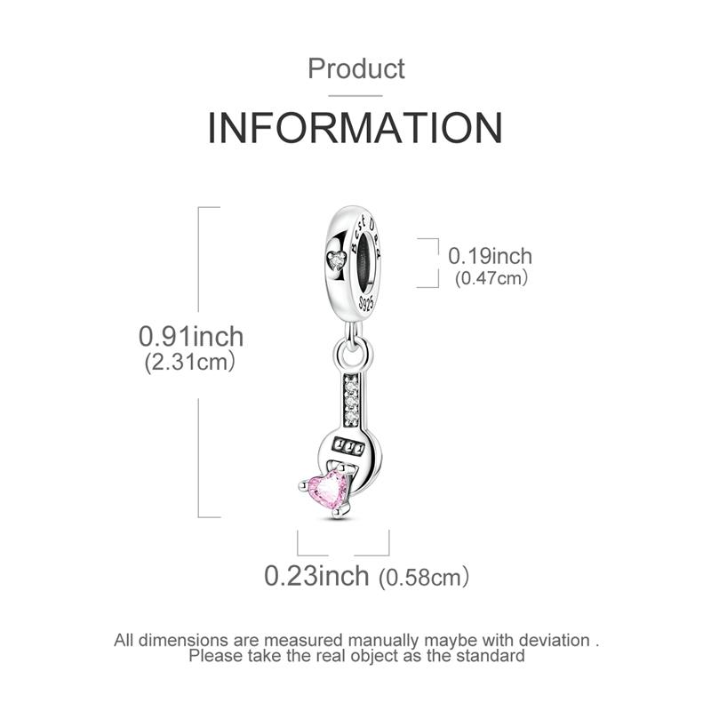 925 Silver Cute Fire Dragon Beads Colorful Heart Lover Family Charms Dangle Fit Bracelet DIY Jewelry Making Gifts