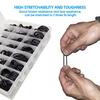 740pcs Rubber O Ring Assortment Kits 24 Sizes Sealing Gasket Washer Made of Nitrile Rubber NBR for Automotive Repair, Plumbing