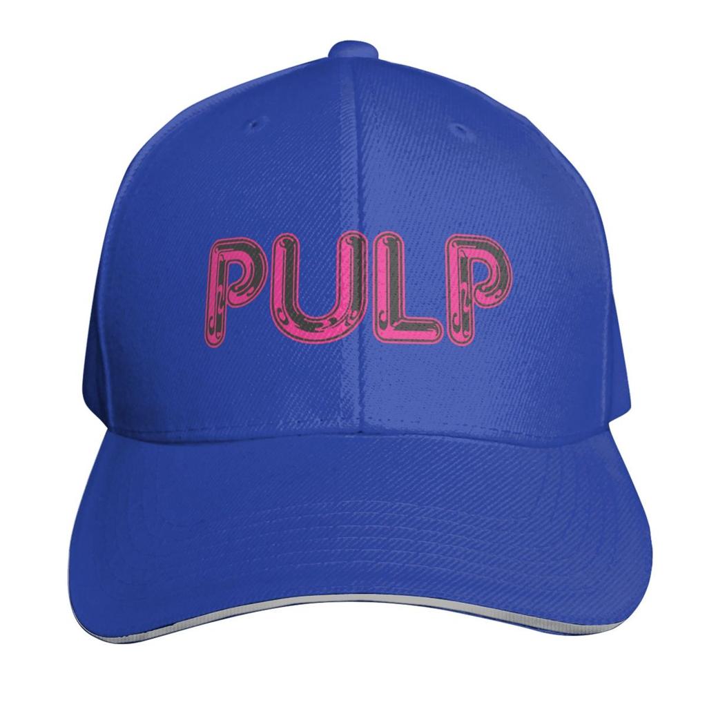 Кепка с логотипом рок-группы Pulp Модная повседневная бейсболка Регулируемая кепка Хип-хоп Летняя Унисекс Бейсболки