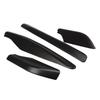 4Pcs For 2009-2018 Mitsubishi Pajero Roof Rack Rail End Cover Shell Cap Black