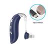 Rechargeable Noise-Canceling BTE Hearing Aid Sound Amplifier for Seniors