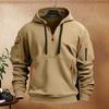Осенняя мужская толстовка с капюшоном, завязками на завязках, карманами на молнии, эластичными манжетами и подолом, пуловер для спорта, фитнеса, путешествий, школы, топ