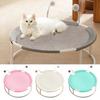 Elevated Cat Bed Free-Standing Round Cat Hammock Bed with Removable Washable Mesh Cooling Pet Sleeping Bed for Cats Dogs