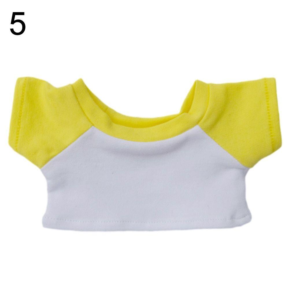 Suit Toys Accessories Idol Doll Outfit 20cm Doll Clothes Doll Catoon Tops Mini Clothes Doll T-shirt