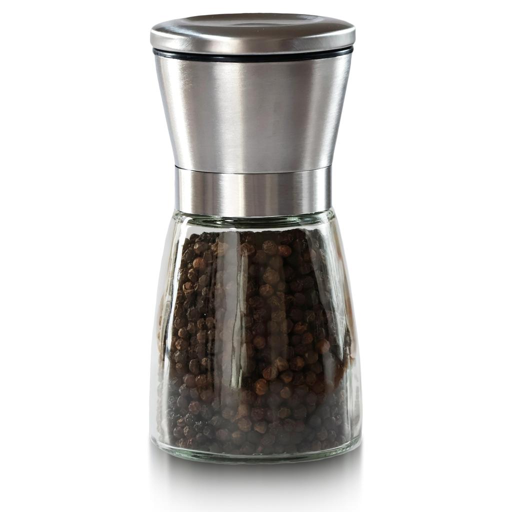 Pop Frog Pepper Mill Manual Sesame Mill Peppa Mill Sesame Grinder Black Pepper Mill Spice Mill Coarseness Adjustment Salt Mill Pepper Rock Salt Salt