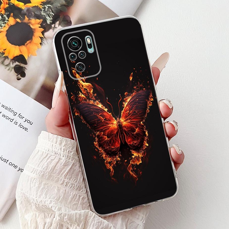 Для Xiaomi Redmi Note 10 4G Чехол Note 10S Милый Кот Роскошный Расписной Чехол Мягкий Силиконовый Чехол для Телефона Для Redmi Note 10 Pro Max Корпус