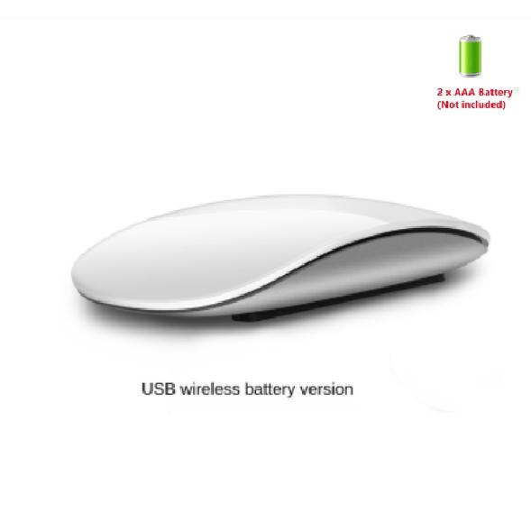 Беспроводная мышь Bluetooth 4,0, перезаряжаемая бесшумная мультидуговая сенсорная мышь, ультратонкая волшебная мышь для ноутбука, Ipad, Mac, ПК