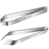 Пинцет для рыбьих костей Плоские и скошенные пинцеты из нержавеющей стали Плоскогубцы Инструменты для удаления (4,6 дюйма) Кухонные Гаджеты Для Приготовления Морепродуктов Инструменты