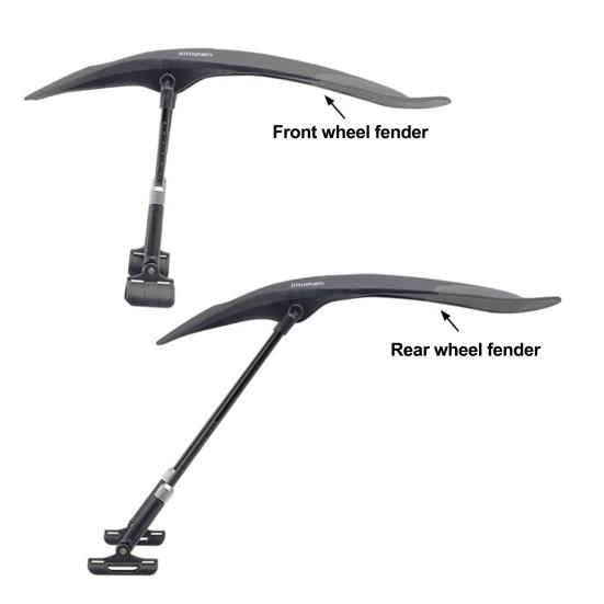 Bicycle Fender Quick Release Lightweight Full Cover Thick Wide Universal MTB Mountain Road Bike Front