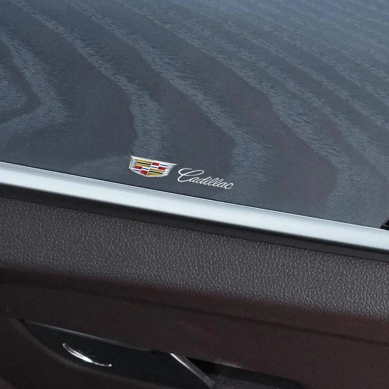 1/2/5/10Pcs Car Logo Car Door Handle Anti Scratches Stickers for Cadillac ATS BLS CT4 CT6 CTS ESCALADE STS XLR XT4 XT5 XTS SLS