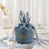Easter Rabbit Drawstring Bags Velvet Jewelry Organizer New Wedding Candy Bags  Birthday Party