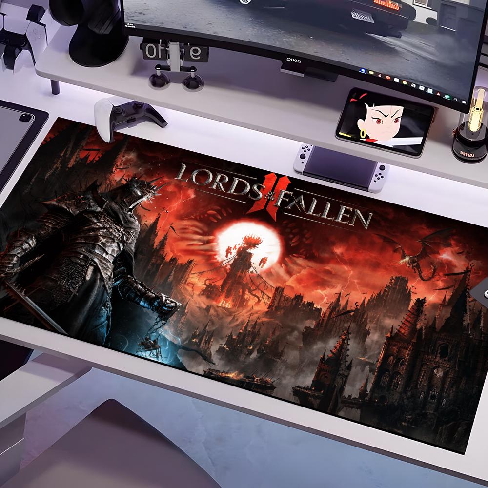 Коврик для мыши L-Lords Of The F-Fallen Разные размеры Большой квадратный Компьютерный Офисный Игровой Настольные коврики Резиновые Противоскользящие Коврики для мыши