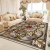 Gorgeous Floral Rugs for Living Room European Large Area Luxury Sofa Side Carpet Home Bedroom Decor Cloakroom Non-slip Floor Mat