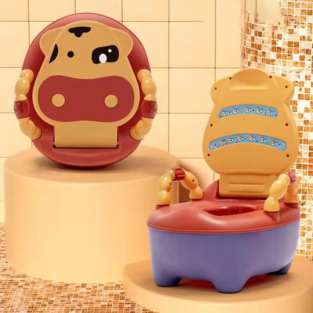 Folding Baby Urinal Seat Portable Boys and Girls Potties Cute Children's Toilet Chair Urine Bucket
