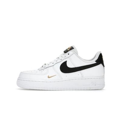 Air Force 1 Low '07 Essential Белый Черный Золотой Мини Свуш