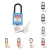 Защитный замок Lockout Tagout, водонепроницаемый, усиленный ПВХ, с ключом, для безопасности на рабочем месте