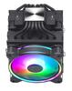 Cooler Master Hyper 622 HALO BLACK 6 тепловых трубок двойной башенный вентилятор совместим с воздушным охлаждением процессорного кулера FN1958 и LGA1700/AM5/AM4 RR-D6BB-20PA-R1