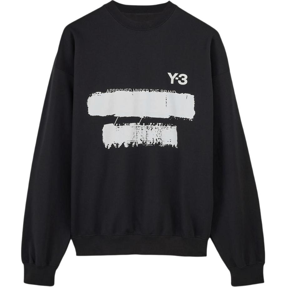 Adidas x Y-3 U GFX Свитшот Черный Унисекс Уличная одежда JN4881