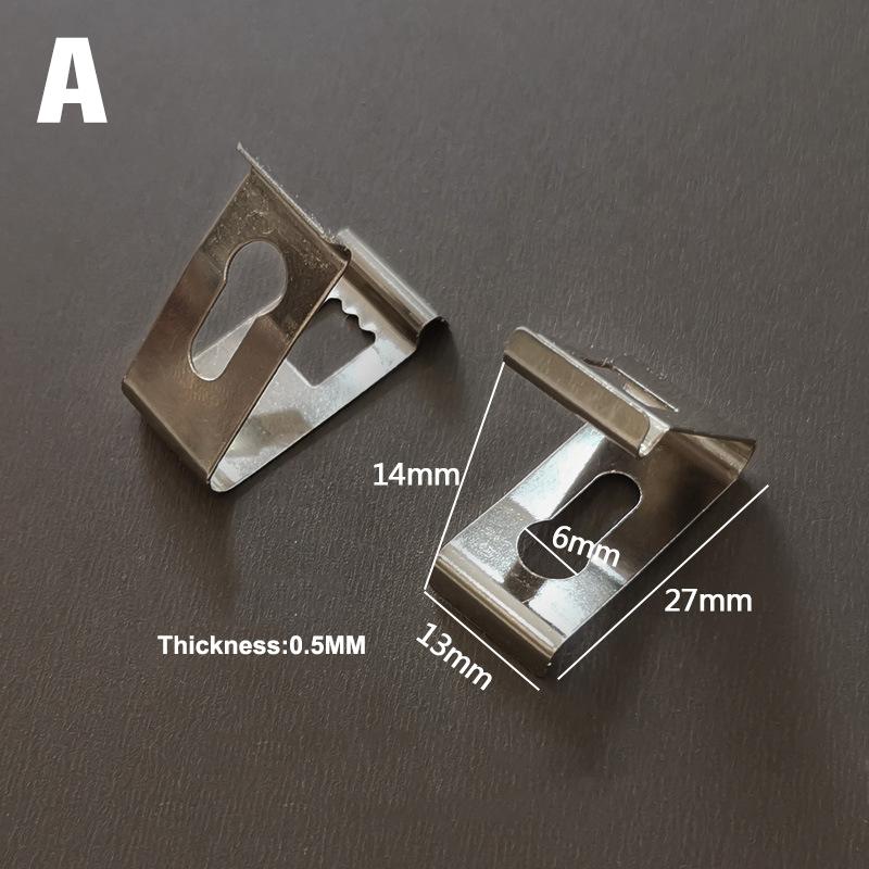 20 шт. Клипсы для рамок По Крепежные элементы Крючки Металлические пружинные поворотные клипсы Вешалка для картин Зеркальная вешалка