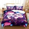 Комплект постельного белья Re Zero Single Twin Full Queen King Size Комплект постельного белья Aldult Kid Bedroom Duvetcover Sets 3D Print Anime Bed Sheet Set