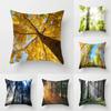Sunshine Forest Landscape Printed Throw Pillow Cover Sofa Decoration Car Office Seat Cushion  Room Home Decor