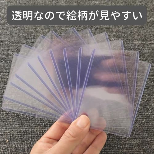 Кейс для коллекционных карточек EINEY Top Loader, прозрачный ПВХ-кейс для коллекционных карточек, индивидуальное хранение, износостойкий, устойчивый к царапинам [Упаковка 50 шт.]