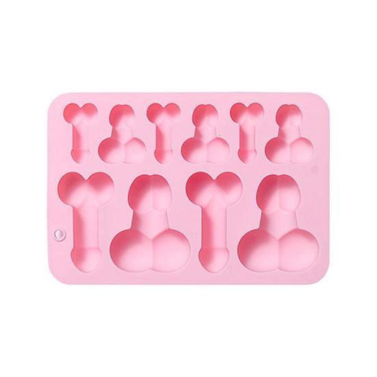 1 шт./2 шт. лоток для кубиков льда, сделай сам, форма для шоколада, 10 полостей, силиконовая форма в форме кости, форма для выпечки торта, конфет, форма для желе, печенья, товары для вечеринок