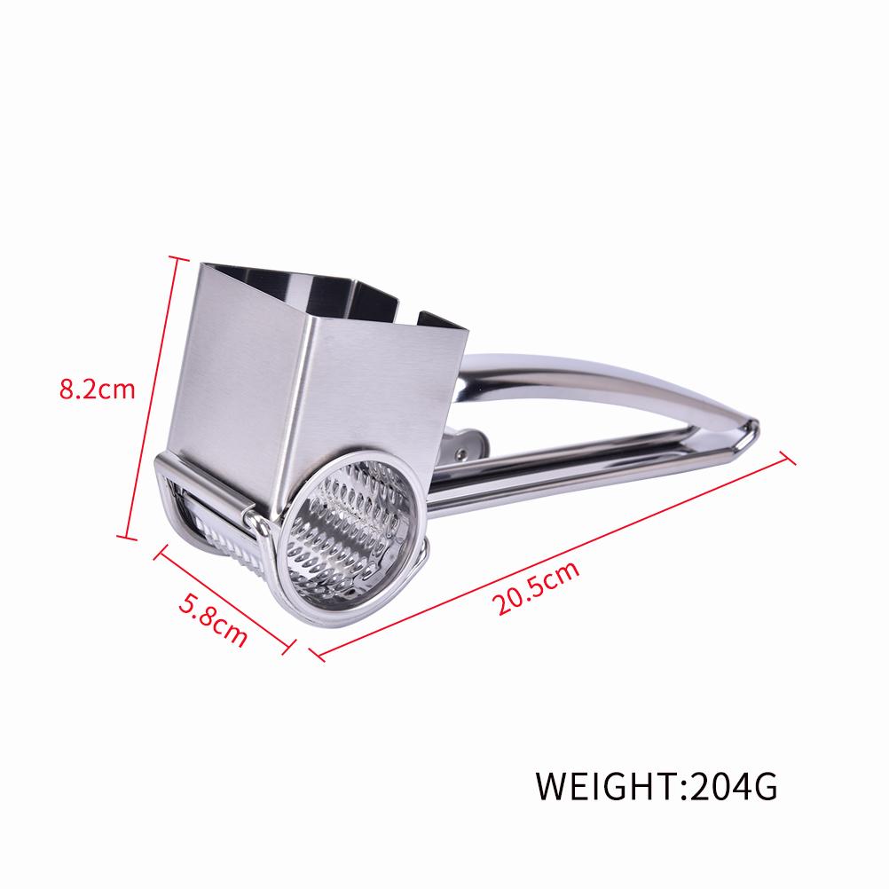 Ручная роторная терка для сыра из нержавеющей стали, измельчитель для овощей