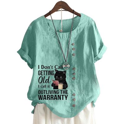 Модная женская футболка с круглым вырезом и коротким рукавом со стильным принтом