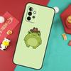 Лягушка Скейтборд Милый Кавайный Чехол Для Samsung Galaxy A17 A55 A35 A15 A32 A52 A13 A33 A53 A14 A34 A54 A06 A16 A26 A36 A56