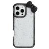 For iPhone 16 Pro Max Case Star Epoxy Design TPU+PC Phone Cover with Rhinestones/Bow Tie Decor