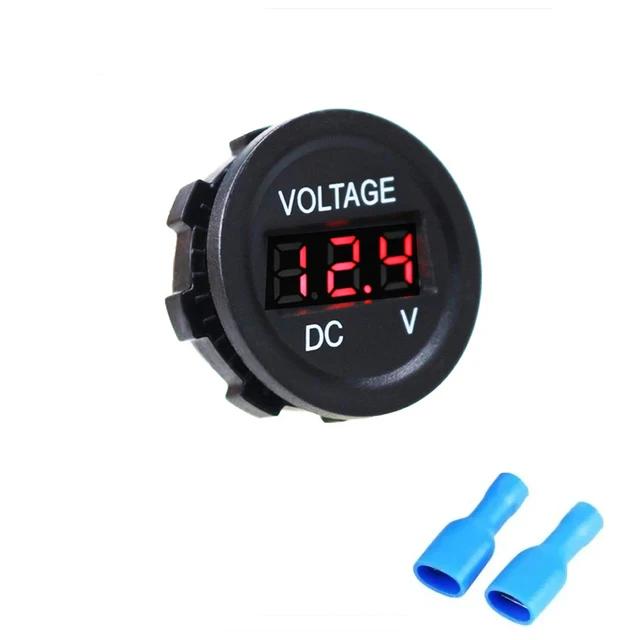 DC 12V-24V Universal Digital LED Display Voltmeter Voltage Meter for Car Motorcycle Auto Truck