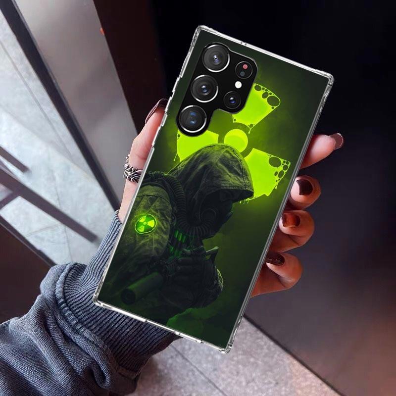 Игровой чехол S-Stalker для Samsung Galaxy S23 S24 S25 Edge S26 Ultra S22 + S21 Plus S20 FE Чехол Силиконовый Печатный Корпус Galaxy