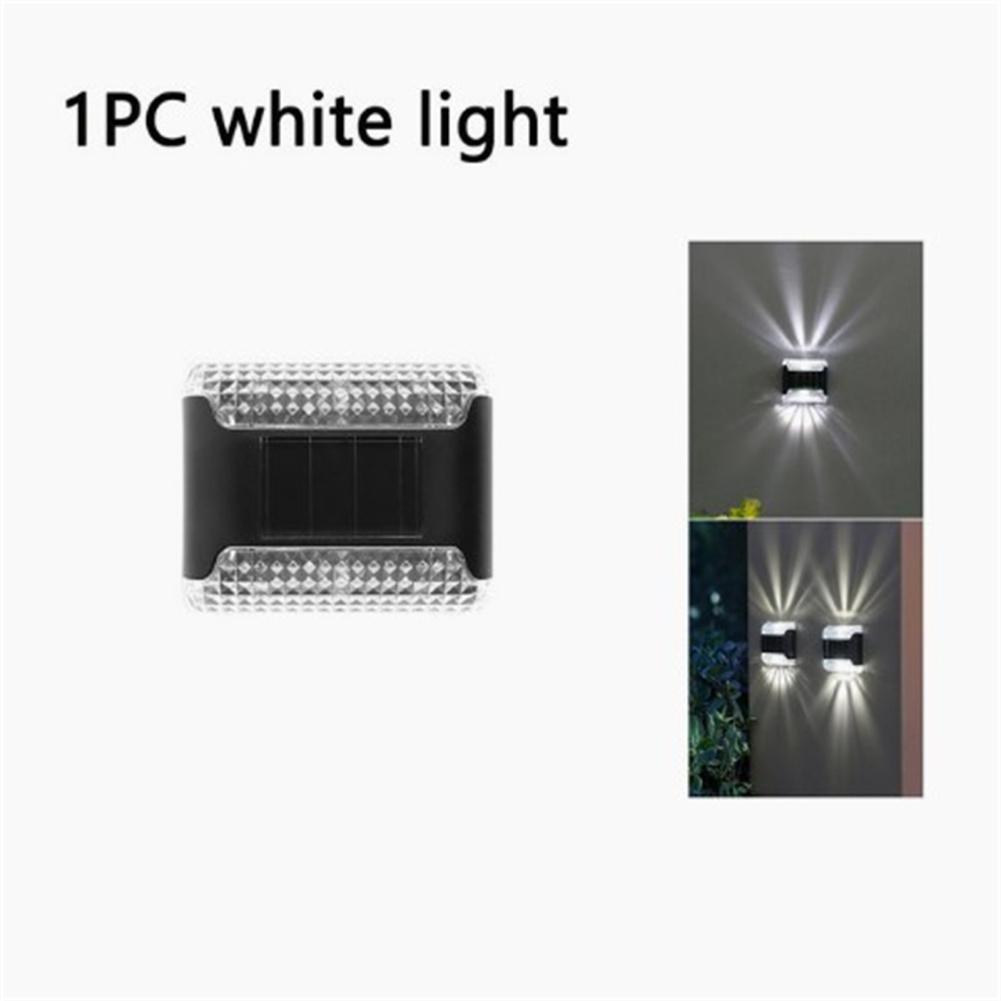 Солнечный настенный светильник уличный водонепроницаемый светящийся вверх и вниз освещение садовые декоративные солнечные лампы лестница забор солнечный свет солнечная лампа